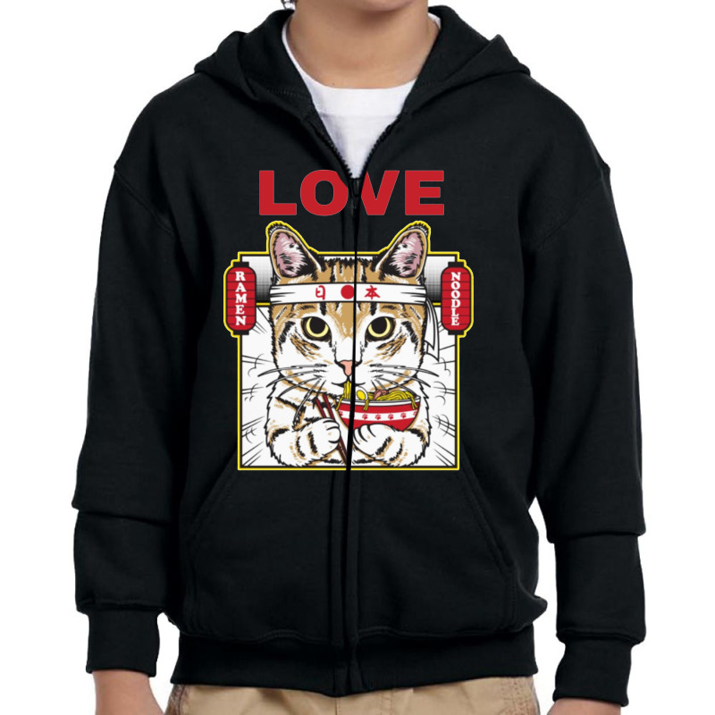 Ramen Love Youth Zipper Hoodie | Artistshot