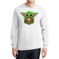 Baby Yoda And Wood Long Sleeve Shirts | Artistshot