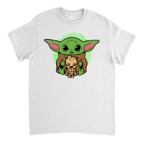 Baby Yoda And Wood Classic T-shirt | Artistshot