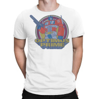 Transformers Optimus Prime Retro Portrait T Shirt T-shirt | Artistshot