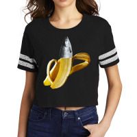 Chihuahua Dog In Banana Fruits T  Shirt Trout Fish Banana Fruits T  Sh Scorecard Crop Tee | Artistshot