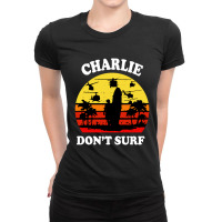 Don't Surf Military Vietnam War Ladies Fitted T-shirt | Artistshot