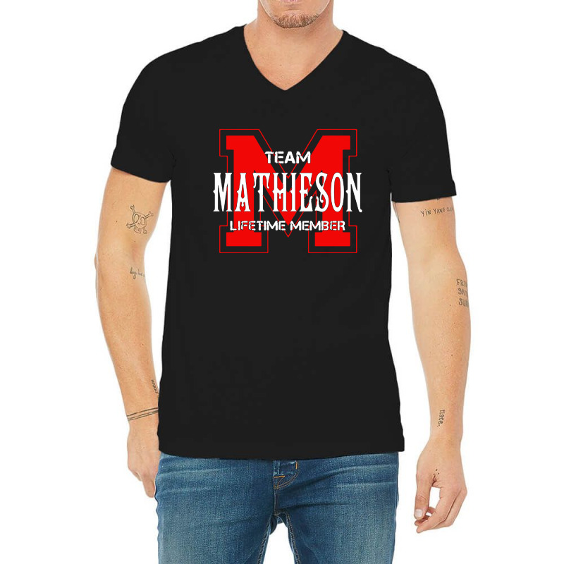 Team Mathieson V-neck Tee | Artistshot