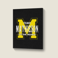 Team Mathieson Portrait Canvas Print | Artistshot