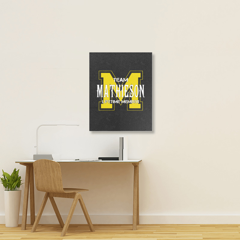 Team Mathieson Portrait Canvas Print | Artistshot