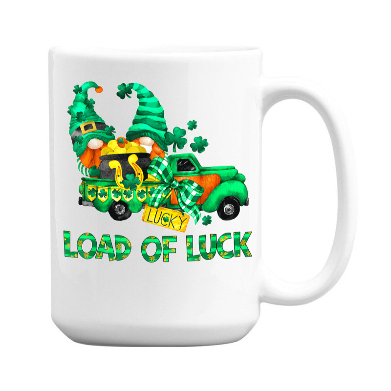 Loads Of Luck Gnomes Funny Leprechaun St Patricks Day Outfit T Shirt 15 Oz Coffee Mug | Artistshot