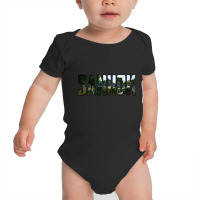 Sanhok Battlegrounds Map Baby Bodysuit | Artistshot