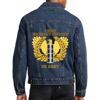 Emblem Warrant Officer Cw4 Men Denim Jacket | Artistshot