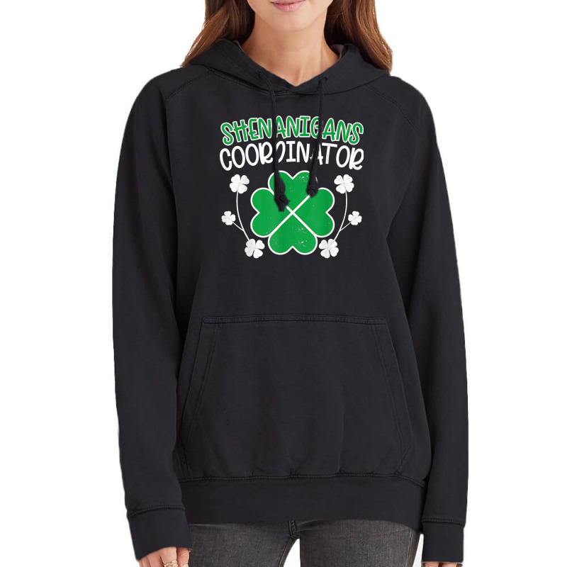 Shenanigans Coordinator Funny St Patricks Day Teacher T Shirt Vintage Hoodie | Artistshot