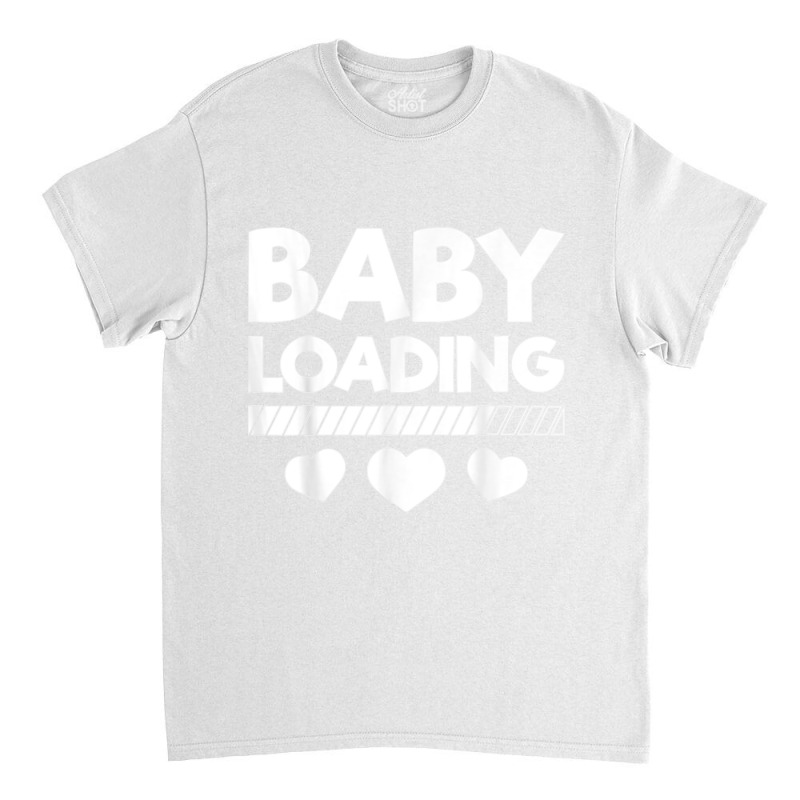 Baby Loading Pregnancy Announcement Hearts Pregnancy T Shirt Classic T-shirt | Artistshot