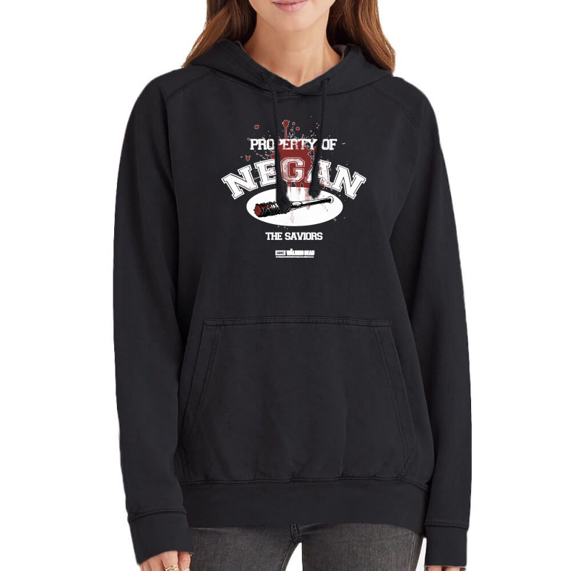 The Walking Dead Property Of Negan Sweatshirt Vintage Hoodie | Artistshot