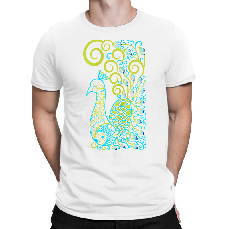 Peacock Mandala & Yoga Gift T Shirt T-shirt | Artistshot