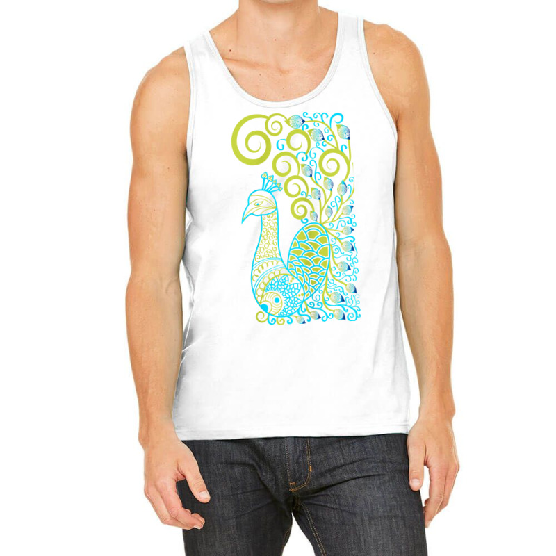 Peacock Mandala & Yoga Gift T Shirt Tank Top | Artistshot