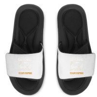 Sorry I Wasn't Listening I Was Thinking About Team Roping Premium T Sh Slide Sandal | Artistshot