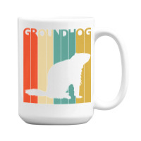 Cute Grounghog Animal Premium T Shirt 15 Oz Coffee Mug | Artistshot