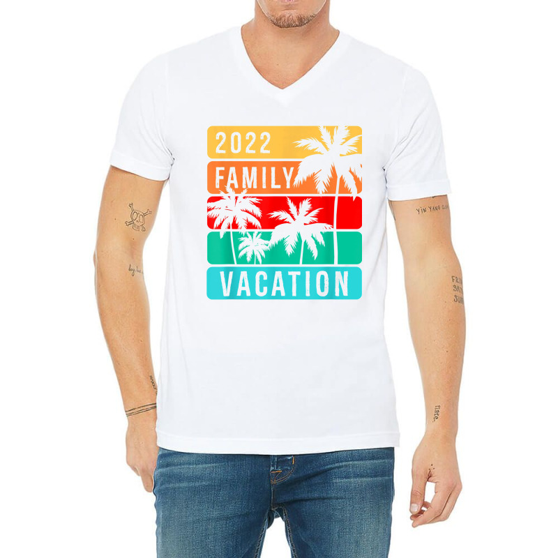 Family Vacation 2022 T Shirt V-neck Tee | Artistshot