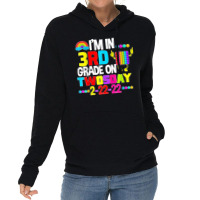 Funny I'm In 3rd Second Grade On Twosday February 22nd 2022 T Shirt Lightweight Hoodie | Artistshot