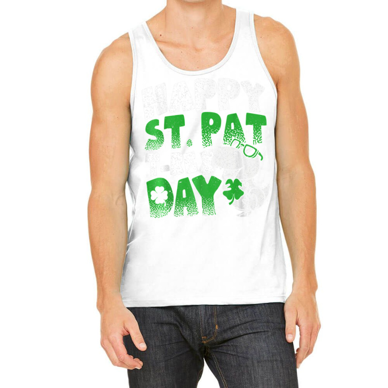 Happy St Pat Trex Day Funny Dino T Rex St Patricks Day Boys T Shirt Tank Top | Artistshot