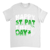 Happy St Pat Trex Day Funny Dino T Rex St Patricks Day Boys T Shirt Classic T-shirt | Artistshot