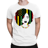 Juneteenth Black Women Flag History African American 1865 T Shirt T-shirt | Artistshot