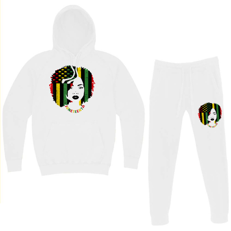 Juneteenth Black Women Flag History African American 1865 T Shirt Hoodie & Jogger Set | Artistshot