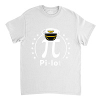 Pi Day Design For An Airplane Pilot T Shirt Classic T-shirt | Artistshot