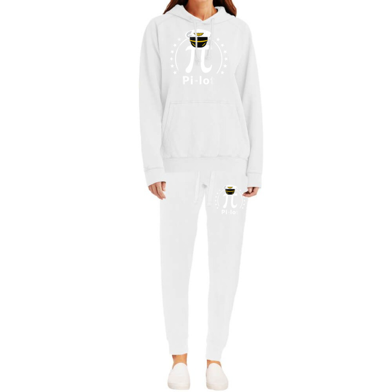 Pi Day Design For An Airplane Pilot T Shirt Hoodie & Jogger Set | Artistshot