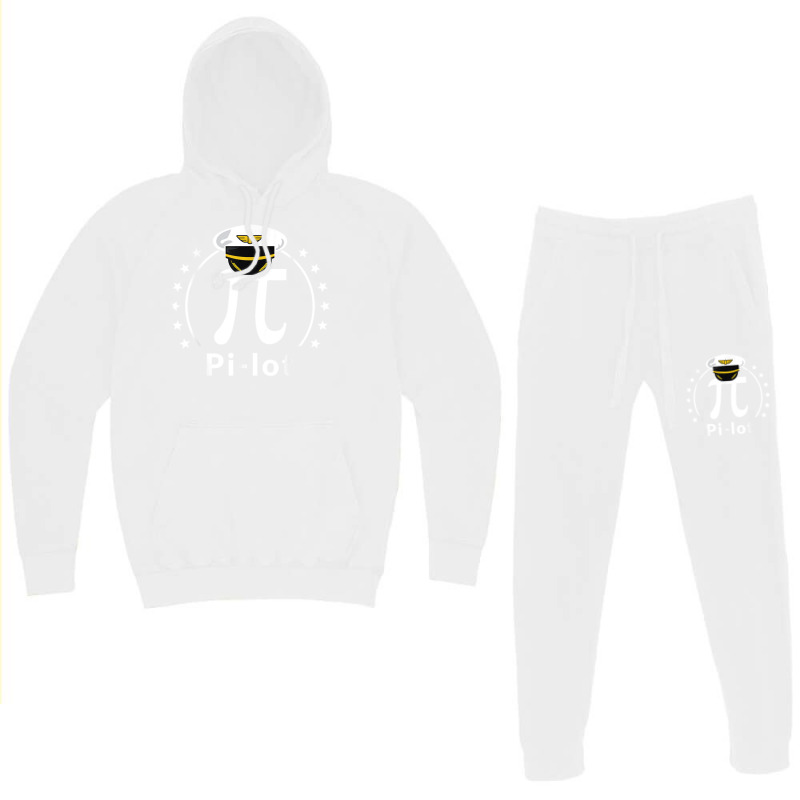 Pi Day Design For An Airplane Pilot T Shirt Hoodie & Jogger Set | Artistshot