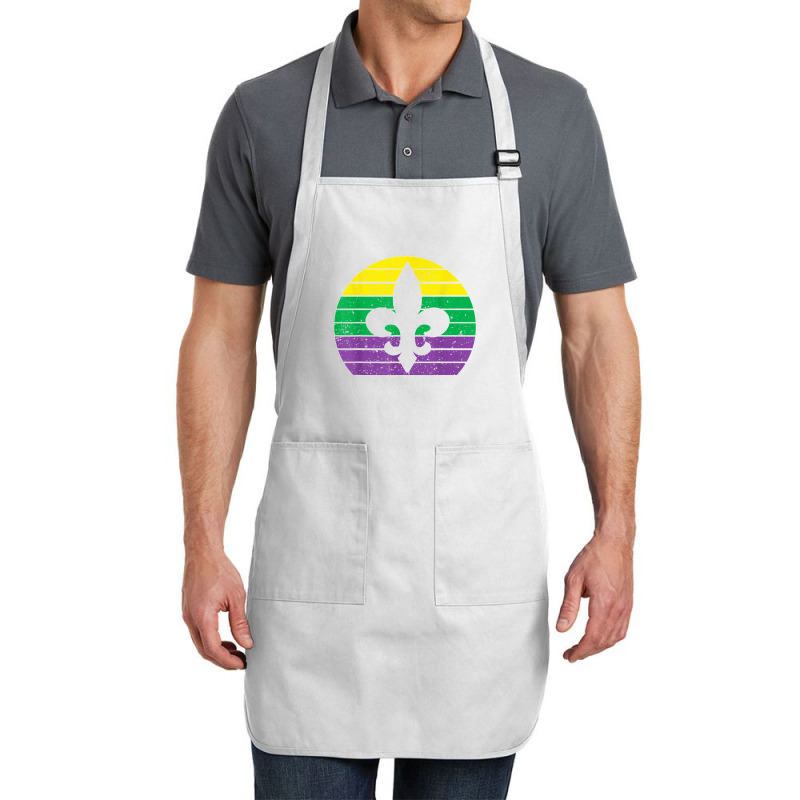 Retro Jester Hat Silhouette Mardi Gras Carnival T Shirt Full-length Apron | Artistshot