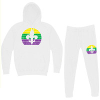 Retro Jester Hat Silhouette Mardi Gras Carnival T Shirt Hoodie & Jogger Set | Artistshot