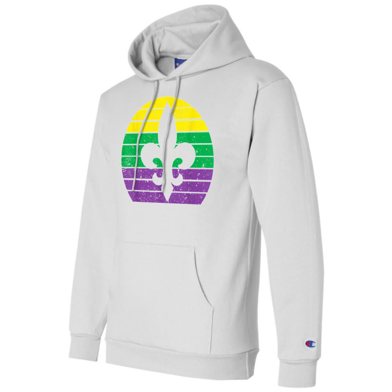 Retro Jester Hat Silhouette Mardi Gras Carnival T Shirt Champion Hoodie | Artistshot