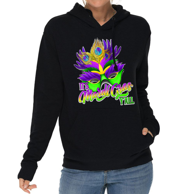 Vintage Mardi Gras Y' All, New Orleans, La , For Men & Women Premium T Lightweight Hoodie | Artistshot