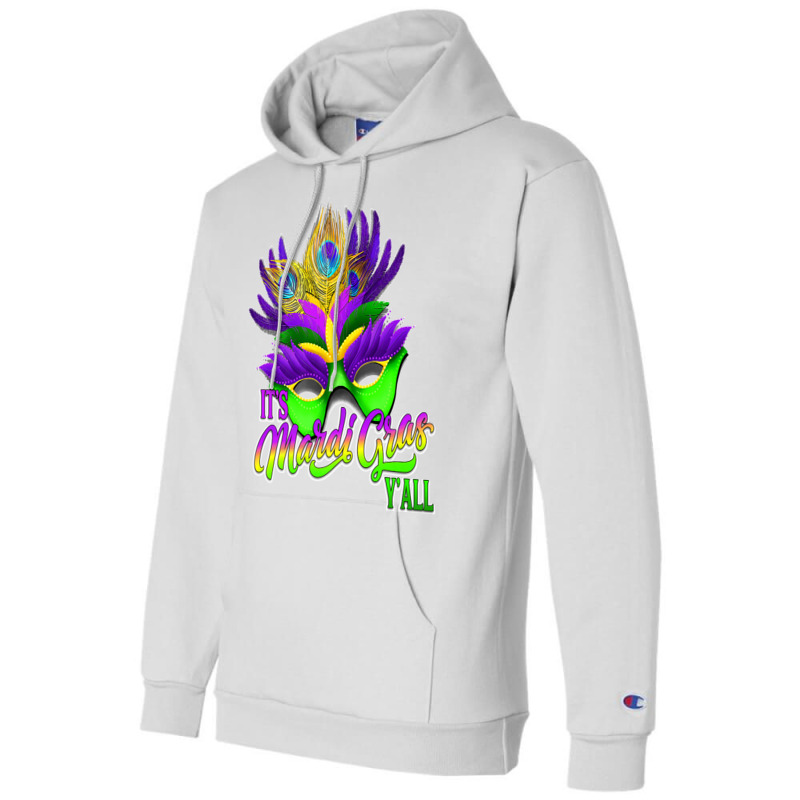 Vintage Mardi Gras Y' All, New Orleans, La , For Men & Women Premium T Champion Hoodie | Artistshot