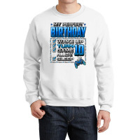 Wake Up Turn 10 Game All Day Shirt Gamer 10th Birthday Party T Shirt Crewneck Sweatshirt | Artistshot