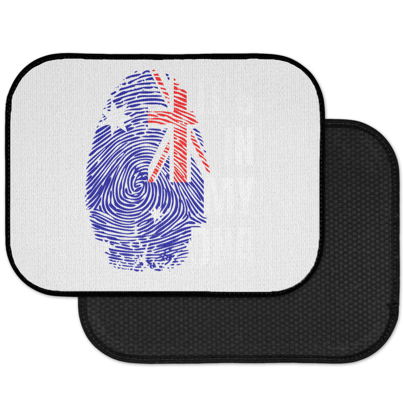 Australian Flag Dna Fingerprint Australia Premium T Shirt Rear Car Mat | Artistshot