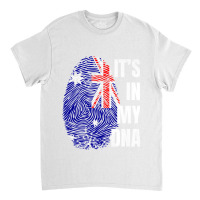 Australian Flag Dna Fingerprint Australia Premium T Shirt Classic T-shirt | Artistshot