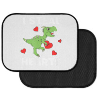 Cute Kids Dinosaur Valentines Day Lover I Steal Hearts T Shirt Rear Car Mat | Artistshot