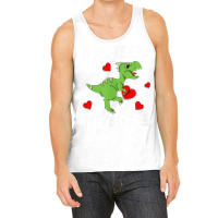 Cute Kids Dinosaur Valentines Day Lover I Steal Hearts T Shirt Tank Top | Artistshot