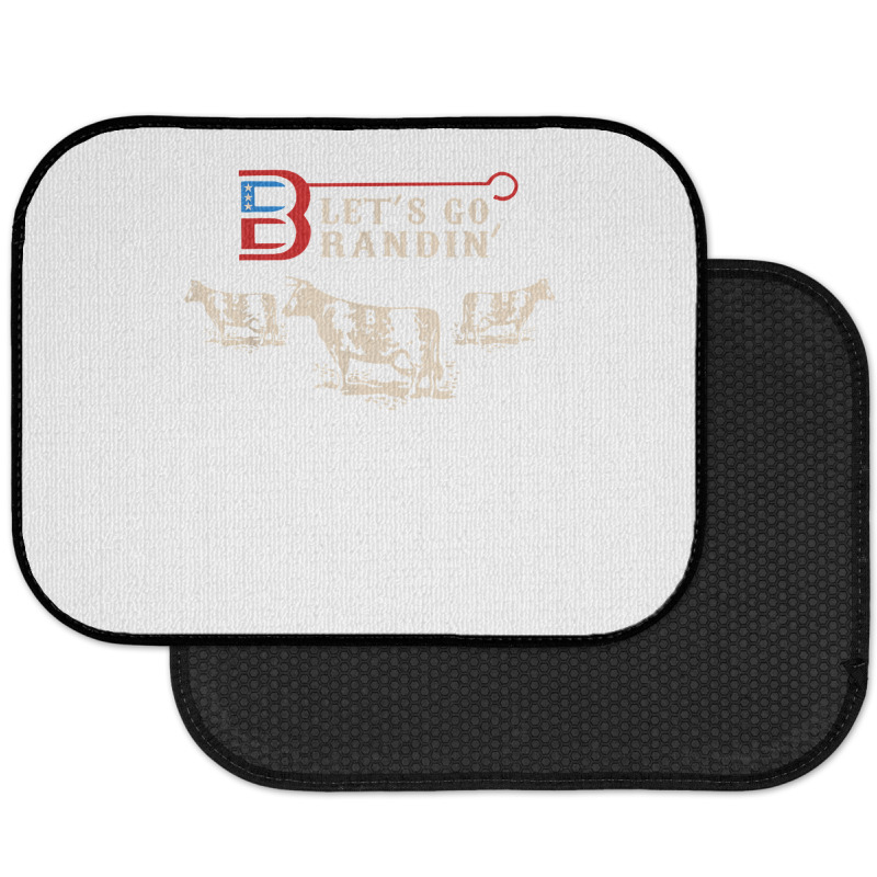 Let's Go, Brandon, Dairy Cows, Farmer, Farm Sarcastic T Shirt Rear Car Mat | Artistshot