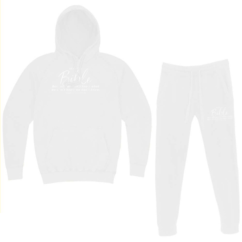 Read The Bible T Shirt Hoodie & Jogger Set | Artistshot