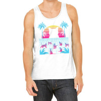 Vaporwave Cats Palm Trees Aesthetic Japanese Kawaii T Shirt Tank Top | Artistshot