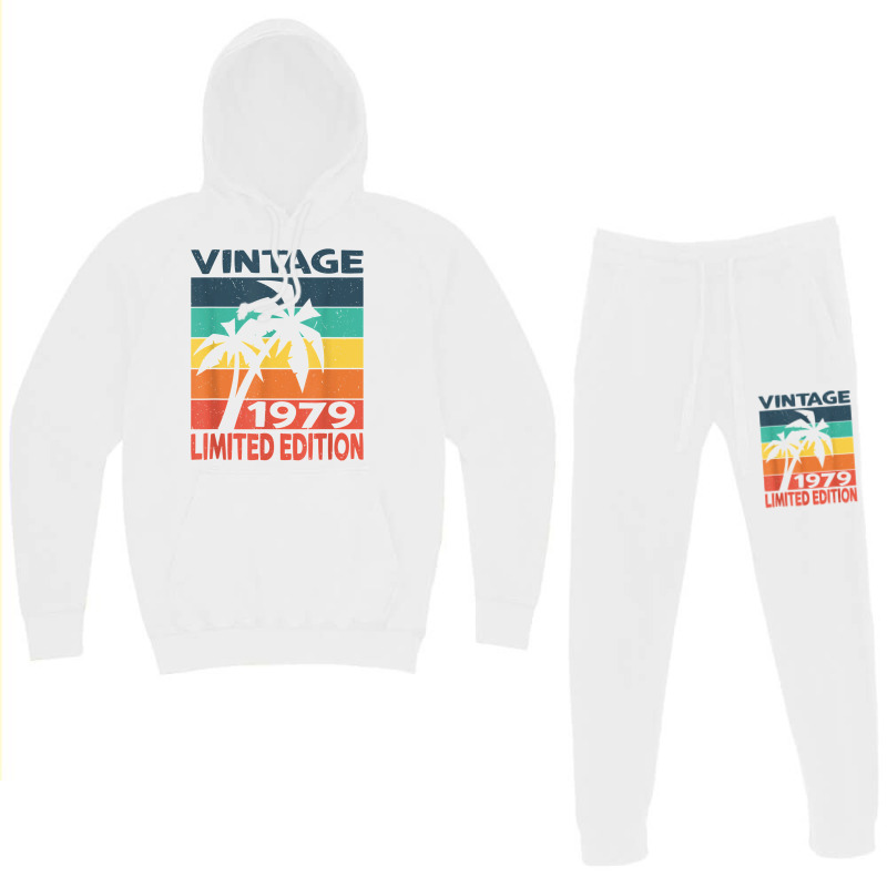 Vintage 1979 Limited Edition Birthday T Shirt Hoodie & Jogger Set | Artistshot