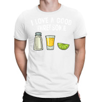 Bartender I Love A Good Threesome Drinking Bartending Barman T Shirt T-shirt | Artistshot