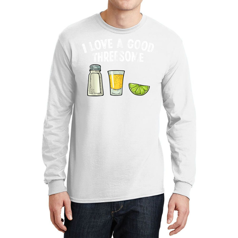 Bartender I Love A Good Threesome Drinking Bartending Barman T Shirt Long Sleeve Shirts | Artistshot