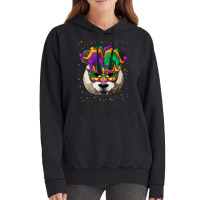 Panda Mardi Gras T  Shirt Panda Mardi Gras Animal Face Carnival Jester Vintage Hoodie | Artistshot