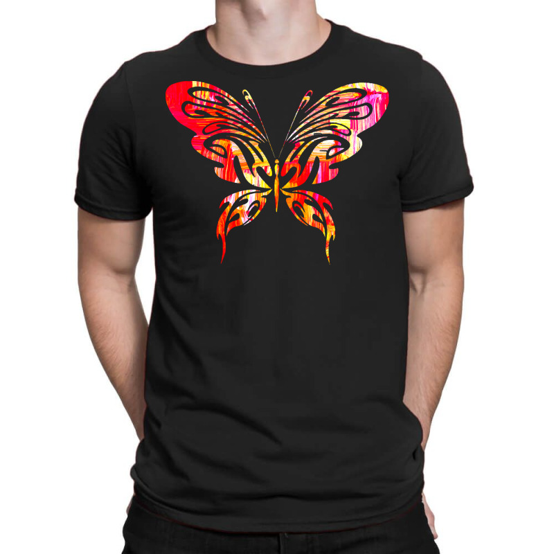 Pattern Design T  Shirt Artsy Butterfly Colorful Pattern T  Shirt T-shirt | Artistshot