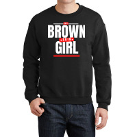 Funny Brown Skin Girl Gift Crewneck Sweatshirt | Artistshot