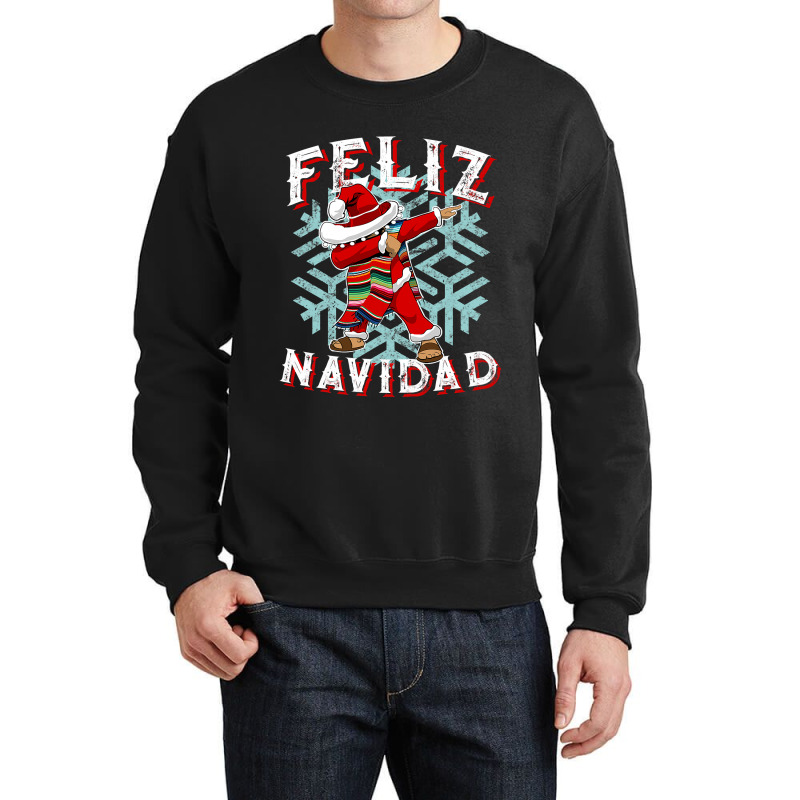 Feliz Navidad Dabbing Christmas Sombrero T Shirt Crewneck Sweatshirt | Artistshot