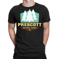 Womens Prescott National Forest Arizona New Vintage Shield V Neck T Sh T-shirt | Artistshot