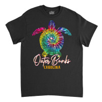 Outer Banks Tie Dye Sea Turtle Carolina Family Vacation T Shirt Classic T-shirt | Artistshot